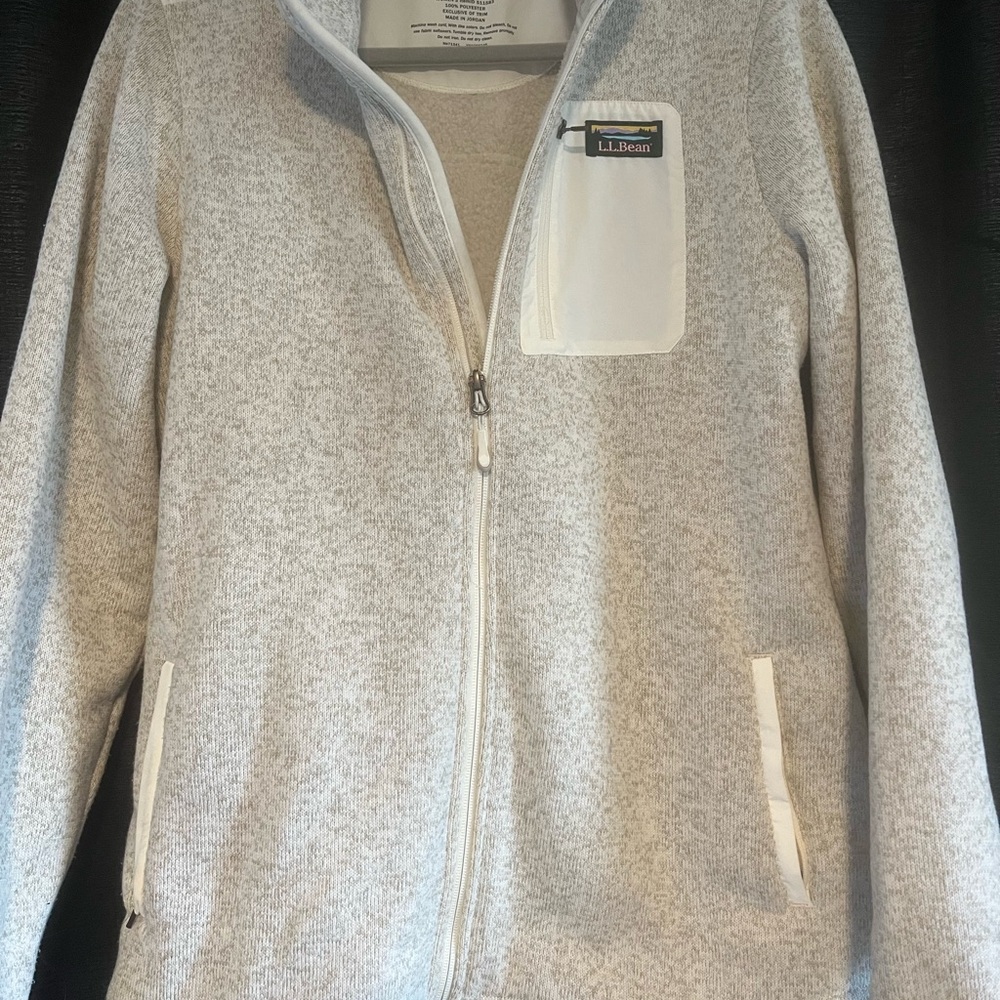 L.L. Bean Gray Zip-Up Jacket